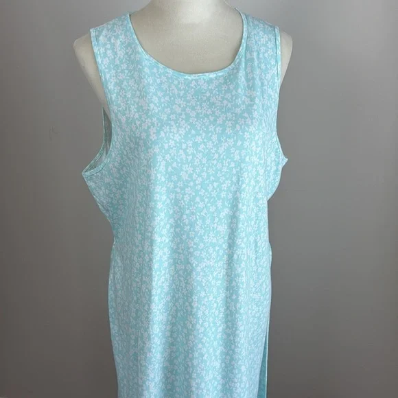 J. Crew Factory Printed knit tie-waist midi dress ditsy floral tiered size xl - Picture 8 of 13
